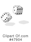 Dice Clipart #47904 by Leo Blanchette