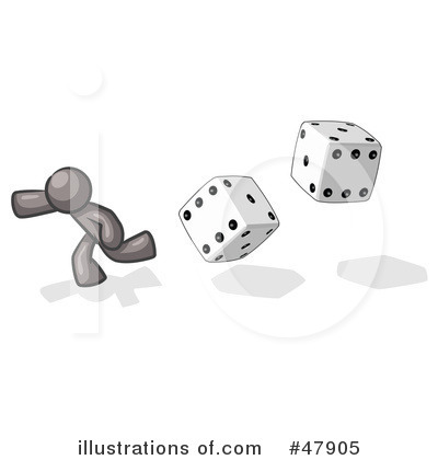 Dice Clipart #47905 by Leo Blanchette