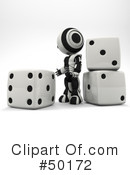 Dice Clipart #50172 by Leo Blanchette