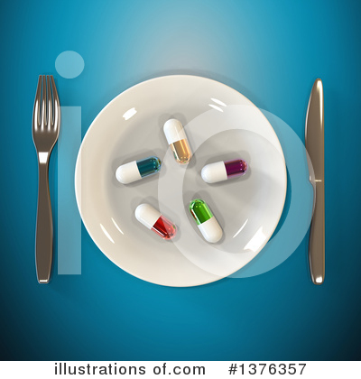 Royalty-Free (RF) Diet Pills Clipart Illustration by Julos - Stock Sample #1376357