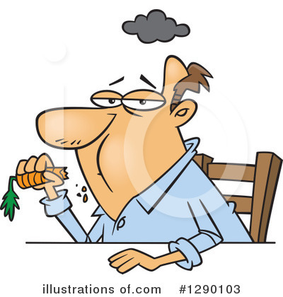 Royalty-Free (RF) Dieting Clipart Illustration by toonaday - Stock Sample #1290103