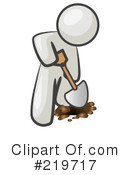 Digging Clipart #219717 by Leo Blanchette