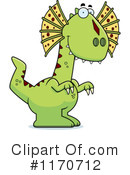 Dilophosaurus Clipart #1170712 by Cory Thoman