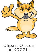 Dingo Clipart #1272711 by Dennis Holmes Designs