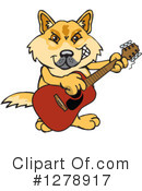 Dingo Clipart #1278917 by Dennis Holmes Designs