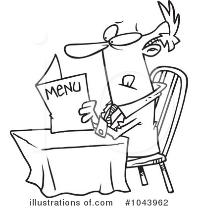 Royalty-Free (RF) Dining Clipart Illustration by toonaday - Stock Sample #1043962