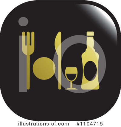 Royalty-Free (RF) Dining Clipart Illustration by Lal Perera - Stock Sample #1104715
