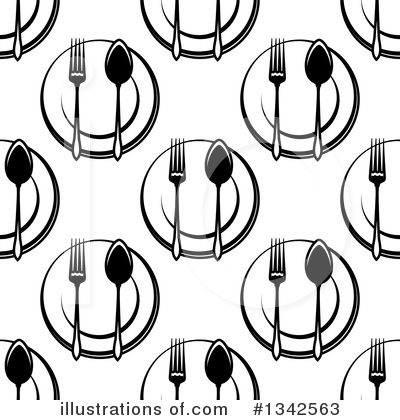 Royalty-Free (RF) Dining Clipart Illustration by Vector Tradition SM - Stock Sample #1342563