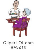 Dining Clipart #43216 by Dennis Holmes Designs