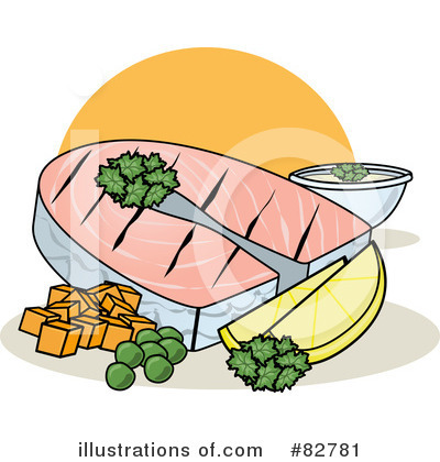 Royalty-Free (RF) Dinner Clipart Illustration by r formidable - Stock Sample #82781