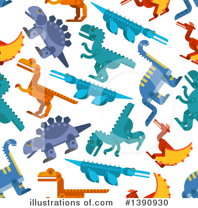 Royalty-Free (RF) Dino Clipart Illustration by Vector Tradition SM - Stock Sample #1390930
