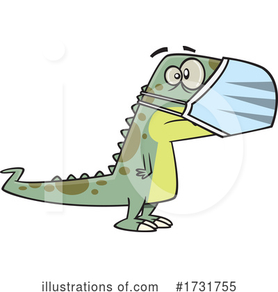 Dinosaur Clipart #1731755 by toonaday