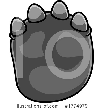 Royalty-Free (RF) Dino Clipart Illustration by Hit Toon - Stock Sample #1774979
