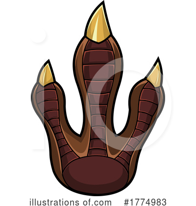 Paw Clipart #1774983 by Hit Toon