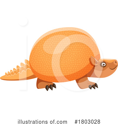 Armadillo Clipart #1803028 by Vector Tradition SM