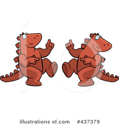 Royalty-Free (RF) Dinos Clipart Illustration by Cory Thoman - Stock Sample #437379