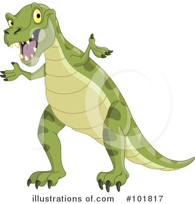 Royalty-Free (RF) Dinosaur Clipart Illustration by yayayoyo - Stock Sample #101817