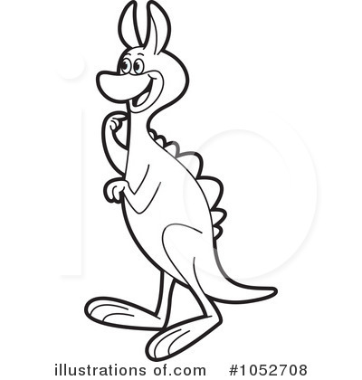 Royalty-Free (RF) Dinosaur Clipart Illustration by Lal Perera - Stock Sample #1052708