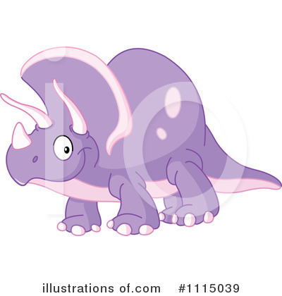 Royalty-Free (RF) Dinosaur Clipart Illustration by yayayoyo - Stock Sample #1115039