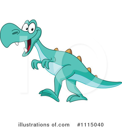 Royalty-Free (RF) Dinosaur Clipart Illustration by yayayoyo - Stock Sample #1115040