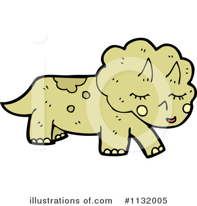 Triceratops Clipart #1132005 by lineartestpilot