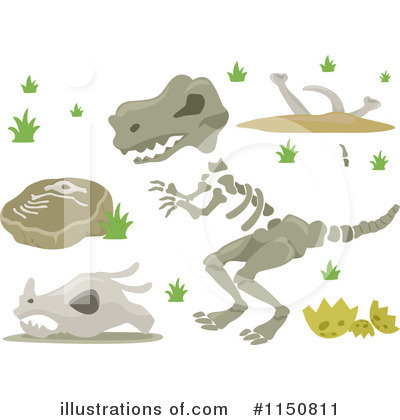 Royalty-Free (RF) Dinosaur Clipart Illustration by BNP Design Studio - Stock Sample #1150811