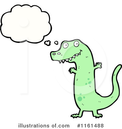 Royalty-Free (RF) Dinosaur Clipart Illustration by lineartestpilot - Stock Sample #1161488