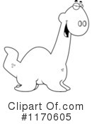 Dinosaur Clipart #1170605 by Cory Thoman