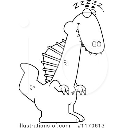 Royalty-Free (RF) Dinosaur Clipart Illustration by Cory Thoman - Stock Sample #1170613