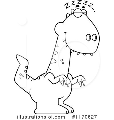 Royalty-Free (RF) Dinosaur Clipart Illustration by Cory Thoman - Stock Sample #1170627