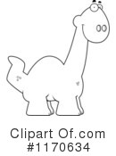Dinosaur Clipart #1170634 by Cory Thoman
