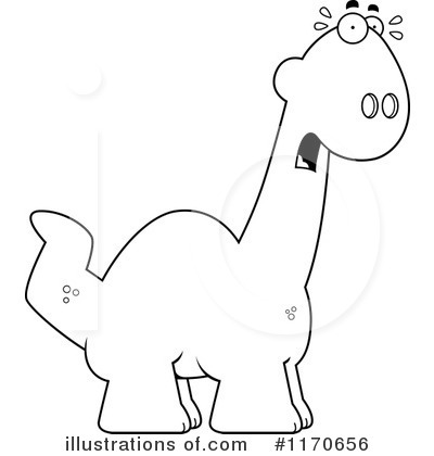 Apatosaurus Clipart #1170656 by Cory Thoman