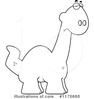 Apatosaurus Clipart #1170660 by Cory Thoman