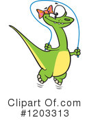 Dinosaur Clipart #1203313 by toonaday