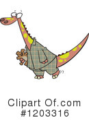 Dinosaur Clipart #1203316 by toonaday