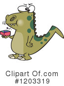 Dinosaur Clipart #1203319 by toonaday