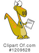 Dinosaur Clipart #1209628 by toonaday