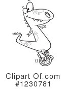 Dinosaur Clipart #1230781 by toonaday