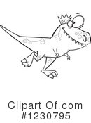 Dinosaur Clipart #1230795 by toonaday