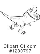 Dinosaur Clipart #1230797 by toonaday