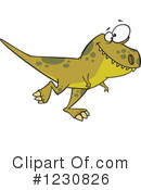 Dinosaur Clipart #1230826 by toonaday