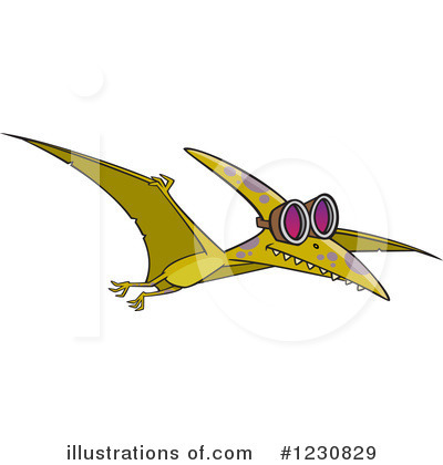 Royalty-Free (RF) Dinosaur Clipart Illustration by toonaday - Stock Sample #1230829