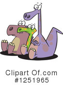 Dinosaur Clipart #1251965 by toonaday