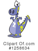 Dinosaur Clipart #1258634 by toonaday