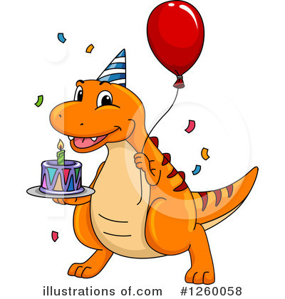 Royalty-Free (RF) Dinosaur Clipart Illustration by BNP Design Studio - Stock Sample #1260058
