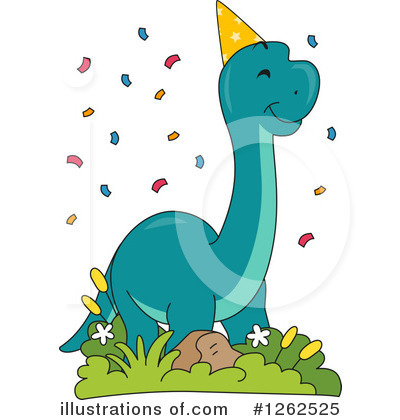 Royalty-Free (RF) Dinosaur Clipart Illustration by BNP Design Studio - Stock Sample #1262525