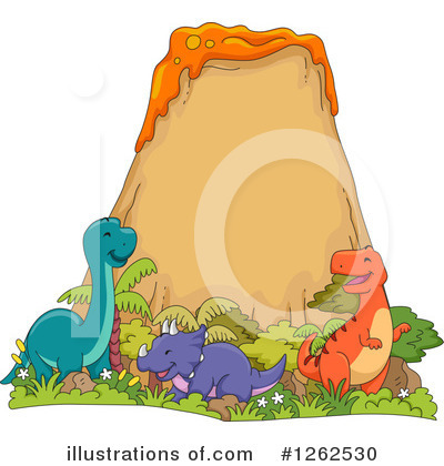 Royalty-Free (RF) Dinosaur Clipart Illustration by BNP Design Studio - Stock Sample #1262530