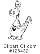 Dinosaur Clipart #1264321 by toonaday