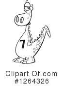 Dinosaur Clipart #1264326 by toonaday