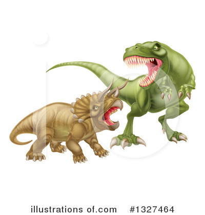 Tyrannosaurus Clipart #1327464 by AtStockIllustration
